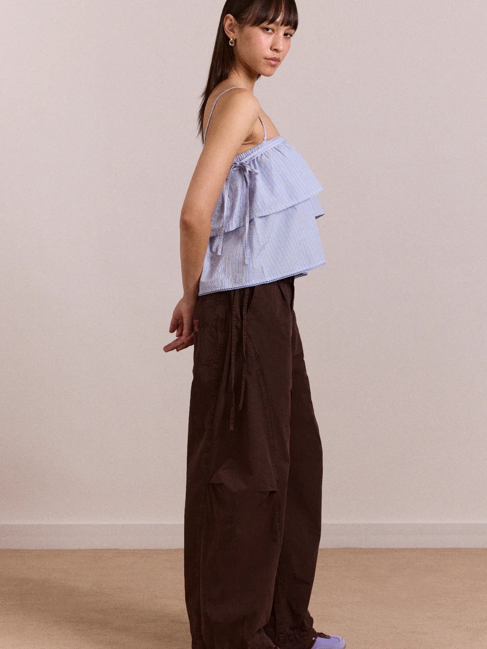 Damson Madder Liv Trouser- Brown size 6 - Picture 10 of 14